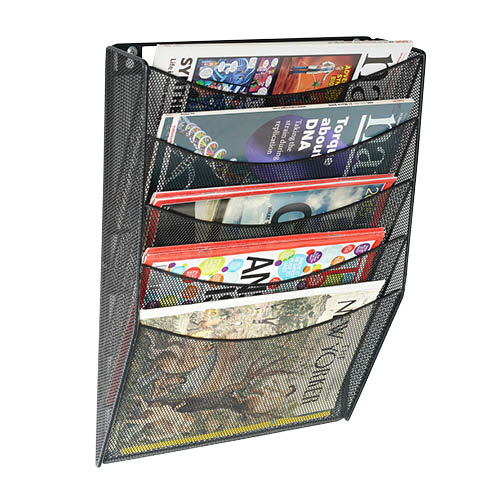 Fali tart&#243; A/4 f&#233;mh&#225;l&#243;s Q-CONNECT fekete