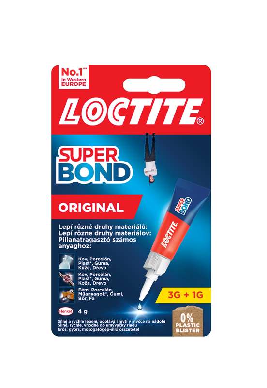 Pillanatragaszt&#243; Loctite Super Bond Original 4g