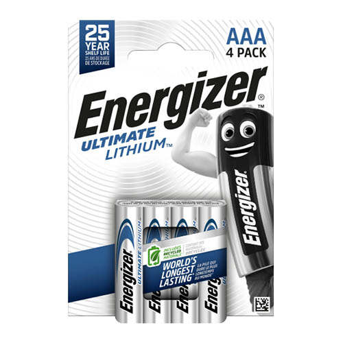 Elem ENERGIZER Ultimate L&#237;tium mikro AAA 4db-os csomag