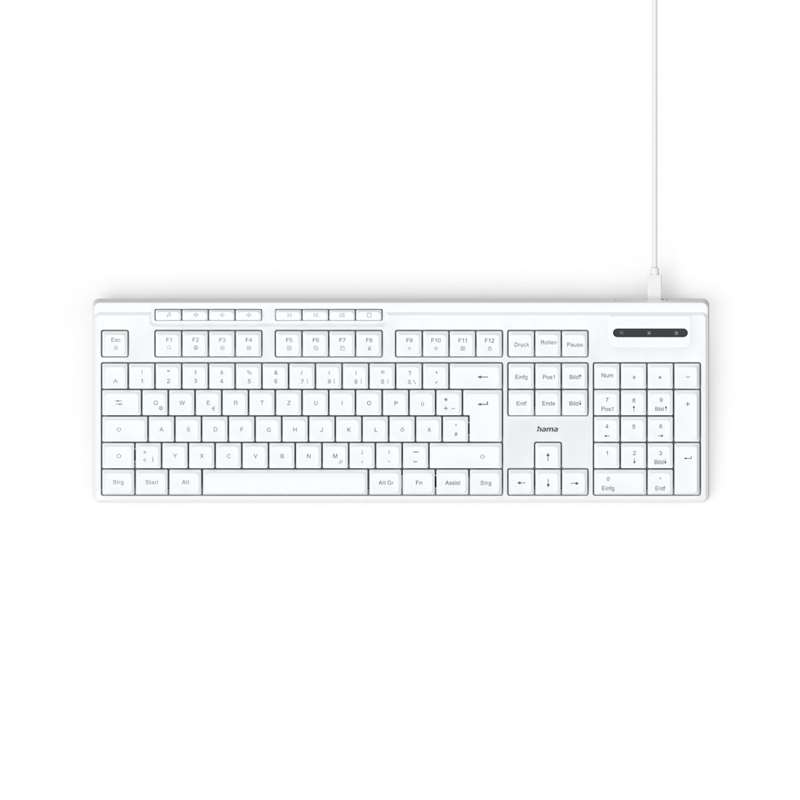 Billentyűzet HAMA "CK-200" USB fehér