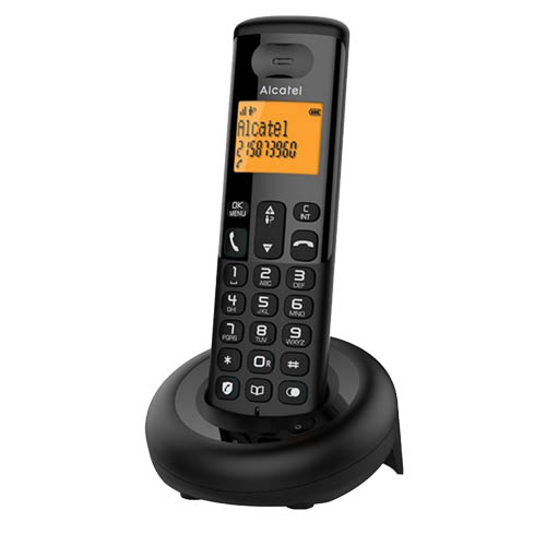 Telefon ALCATEL E160 vezet&#233;k n&#233;lk&#252;li fekete
