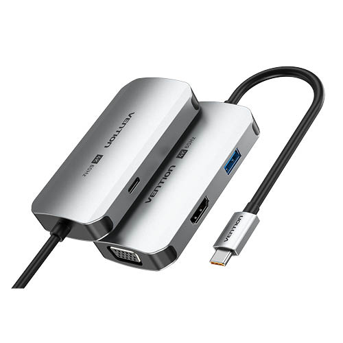 Dokkol&#243; VENTION USB-C - HDMI/VGA/USB 3.0