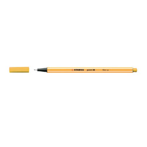 Tűfilc STABILO point 88 0,4mm s&#225;rga