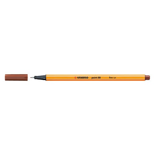 Tűfilc STABILO point 88 0,4mm barna