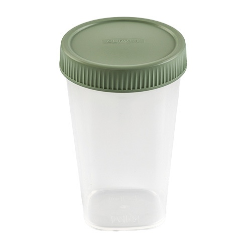 Pohár CURVER csavaros tetejű 400ml zöld