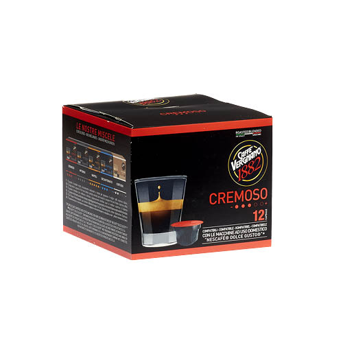 K&#225;v&#233;kapszula Dolce Gusto kompatibilis CAFF&#201; VERGNANO CREMOSO 12db