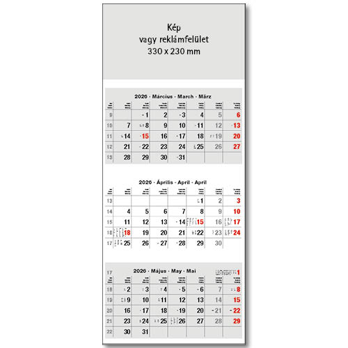 Speditőrnapt&#225;r USP-04 3 t&#246;mb&#246;s 3 havi sz&#252;rke