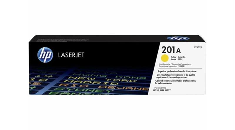 HP l&#233;zertoner CF402A No.201A s&#225;rga 1400 old.