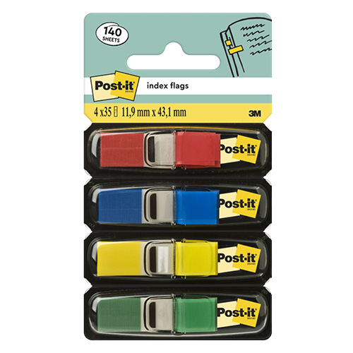 Post-it® Index 683-4 12x43mm 35címke 4db