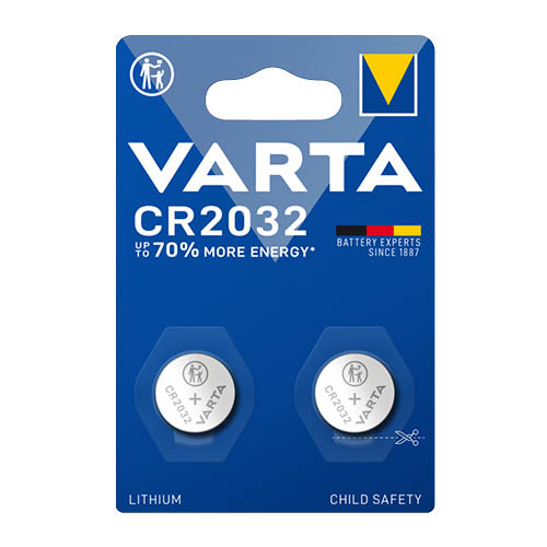 Gombelem VARTA CR2032 2db-os csomag