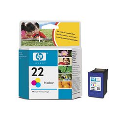 HP tintapatron C9352AE No.22 színes 165 old.