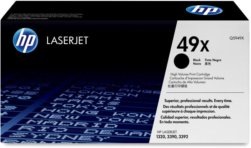 HP lézertoner Q5949X No.49X fekete 6000 old.