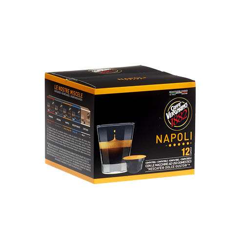 Kávékapszula Dolce Gusto kompatibilis CAFFÉ VERGNANO NAPOLI 12db