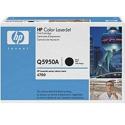 HP lézertoner Q5950A fekete 11000 old.