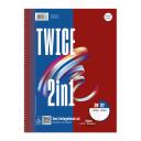 Spirálfüzet A/4 80lap URSUS Staufen Advanced A/4 2in1 80 lapos 48 kockás + 32 vonalas