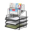 Irattálca szett fémhálós Q-CONNECT KF17296 fekete