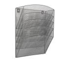 Fali tartó A/4 fémhálós Q-CONNECT ezüst