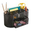 Íróasztali rendező fiókos fémhálós Q-CONNECT KF18472 fekete