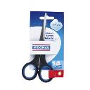 Univerzális olló DONAU SoftGrip 14cm fekete/kék