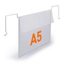 Logisztikai zseb drót rögzítéssel DURABLE A/5 fekvő PP behajtható