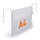 Logisztikai zseb drót rögzítéssel  DURABLE A/4 fekvő PP behajtható