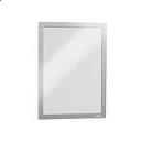 Infokeret A/4 DURAFRAME® öntapadós hátlap, mágneses előlap 10db/csomag ezüst