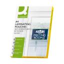 Lamináló fólia A/4 80 mikron öntapadós hátlappal Q-CONNECT KF11414