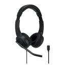 Fejhallgató mikrofonnal KENSINGTON H1000 USB-C