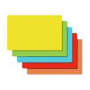 Mágneses jegyzetlap színes SIGEL MU103