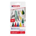 Textilmarker klt. 5 db-os EDDING 4500/5S