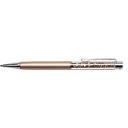 Golyósirón felül SWAROVSKI® kristályokkal töltve arany tolltest 14 cm bronz