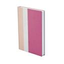 Agenda A/5 napi FASHION F021 rózsaszín-fehér-mályva