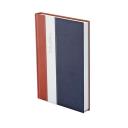 Agenda A/5 napi FASHION F021 bordó-fehér-kék