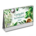 Asztali naptár álló karton naptárháttal Gyógyító természet T587P