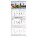 Képes speditőrnaptár T083 3 tömbös 3 havi tűzött Város