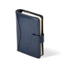 Gyűrűs kalendárium Saturnus fényes műbőr M231 kék