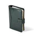 Gyűrűs kalendárium Saturnus fényes műbőr M231 zöld