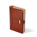 Gyűrűs kalendárium Saturnus fényes bőrhatású műbőr L437 cseresznye