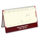Asztali naptár álló jegyzetblokkos műbőr naptárháttal C051 bordó
