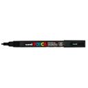 Dekormarker UNI POSCA PC-3M 0,9-1,3mm kúpos hegy fekete