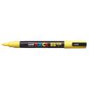 Dekormarker UNI POSCA PC-3M 0,9-1,3mm kúpos hegy sárga