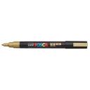 Dekormarker UNI POSCA PC-3M 0,9-1,3mm kúpos hegy arany