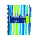 Spirálfüzet A/4 125lap vonalas PP PUKKA PAD Project Book 5 regiszteres