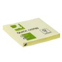 Öntapadós jegyzettömb 76x76mm 100lap Q-CONNECT KF10502 sárga sárga
