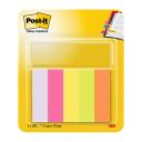 Post-it® 670/5 jelölőlap 15x50mm 5x100 lap neon