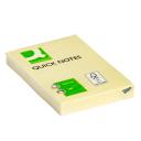 Öntapadós jegyzettömb 51x76mm 100lap Q-CONNECT KF10501 sárga