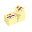 Post-it® Super Sticky Z-jegyzettömb R330-12SS-CY 75 × 76 mm 90 lap kanárisárga