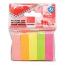 Öntapadós oldaljelölô papír 15x50mm 5x100lap OFFICE PRODUCTS neon
