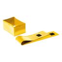 Raklapláb jelölő DURABLE 1724 140*65/90*65 mm sárga