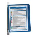 Bemutatótábla tartó fali A/4 DURABLE VARIO® MAGNETIC WALL 5 db panellel kék